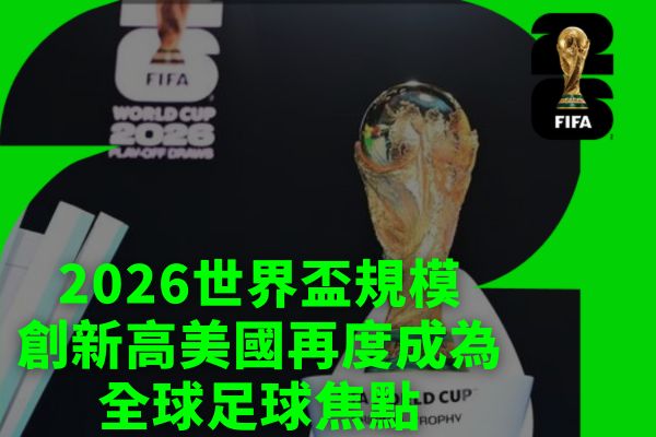2026世界盃規模創新高美國再度成為全球足球焦點
